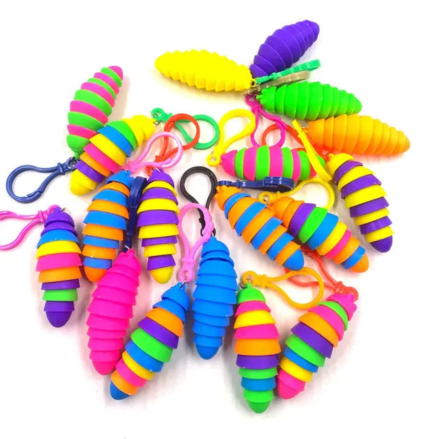 Jouet anti-limace arc-en-ciel 3D